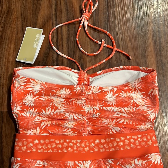 Michael Kors Bandeau Cut Out One Piece - Picture 9 of 15